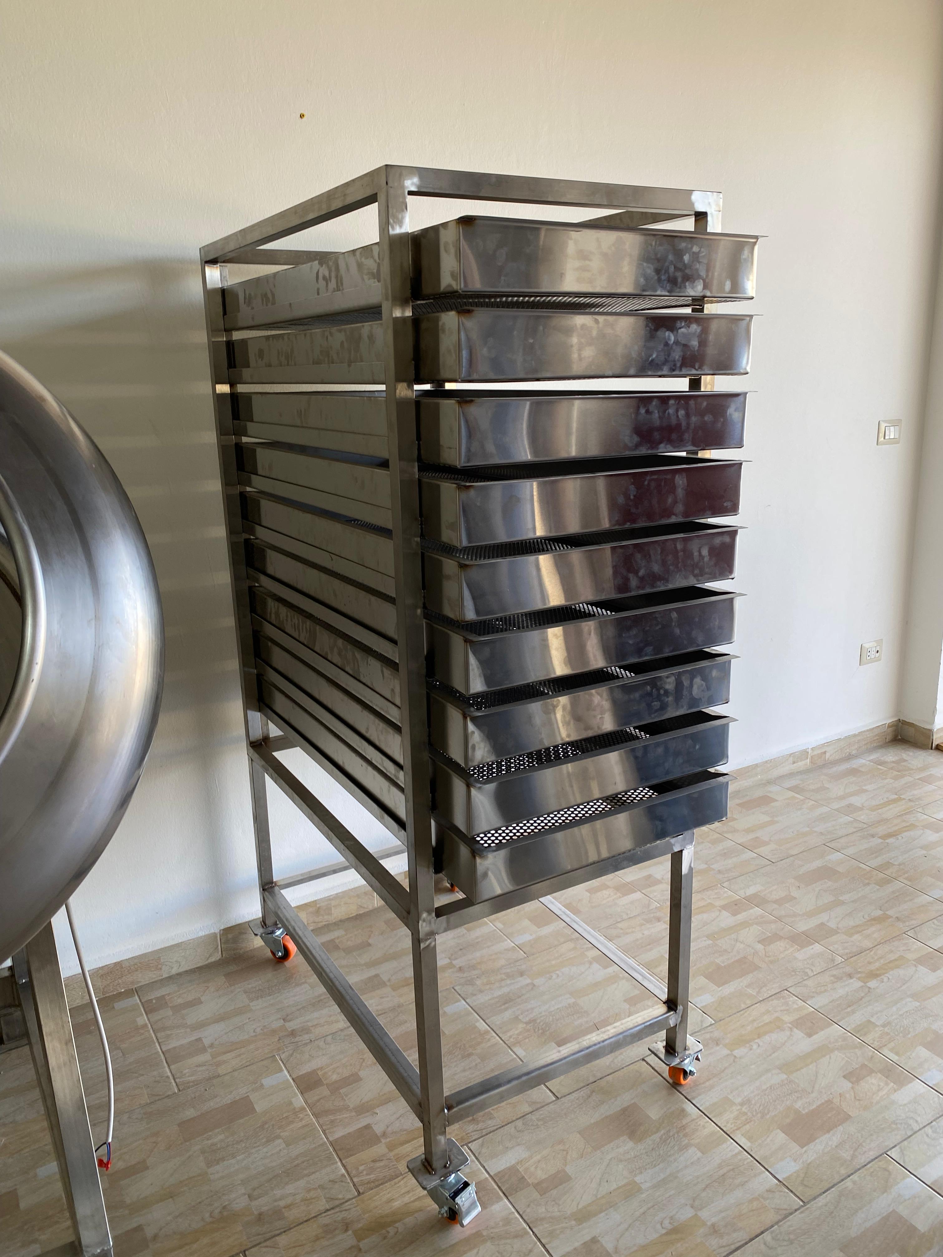 مفارش تبريد ستانلس ستيل 316 لتبريد المكسرات